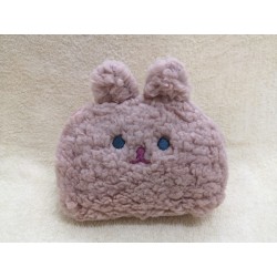 Special Sale- B004 粉紅兔兔毛絨散紙包/小化妝袋