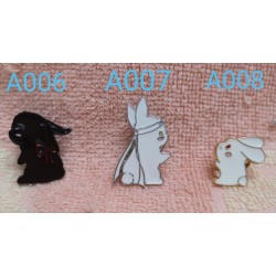 *每款最後1個* Special Sale- A006-008 兔兔裝飾扣針