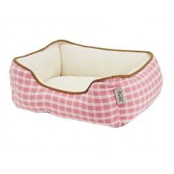 Pet Pro Homey Pink Square Bed (SS)
