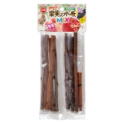 Marukan ML-387 Apple & Peach & Kyoho tree twigs for small animals