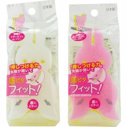 Wako Cleaning Sponge (Bunny Shape)(Pink/White)