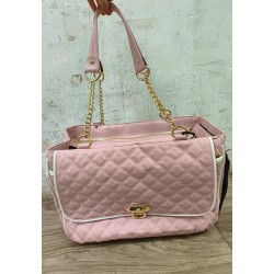Charity Sale‑ Foldable & Breathable Pet Bag (Pink)