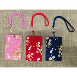Special Sale- 日式和風布卡套(粉紅/紅/藍)
