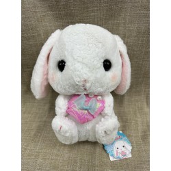 日本正版 抱著粉紅貝殼的兔兔
