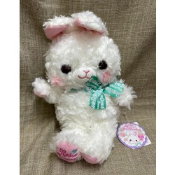 日本正版 兔兔大公仔 - Rosie Bunny 米色兔(綠蝴蝶結)