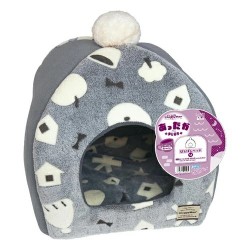 日本DoggyMan 冬季夜晚 寵物屋(M)(灰)