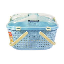 IRIS Mesh Basket Pet Carrier MPC-450 (Blue)