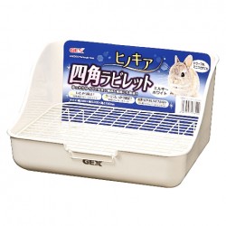 Gex 四角形兔子廁所 (白色)