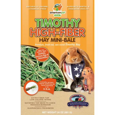 American Pet Diner High Fiber Timothy Hay (1st Cut) 24oz | Hong Kong ...