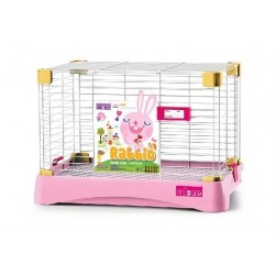 Alice "Rabbio" Rabbit Cage (Pink) - Large
