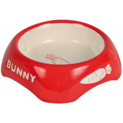 德國TRIXIE Bunny 陶瓷食物碗 (紅)