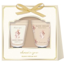 Q-LiA Hand Cream Set (Beige: English Tea/ Honey Lemon Scent)