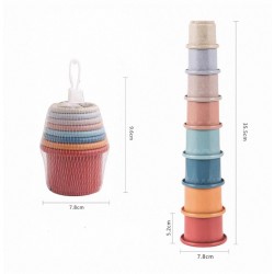 圓形疊疊杯玩具(8件裝)