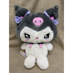 日版Sanrio特大可愛Kuromi粉綠色蝴蝶結公仔
