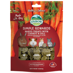 Oxbow Carrot & Dill Baked Treats 3oz