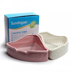 Sundog triangle ceramic toilet